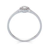 טבעת זהב לבן וזרקונים 21R739